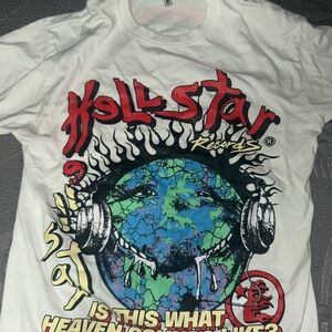 Hellstar White “Is This What Heaven Sounds Like On Earth”  Tee